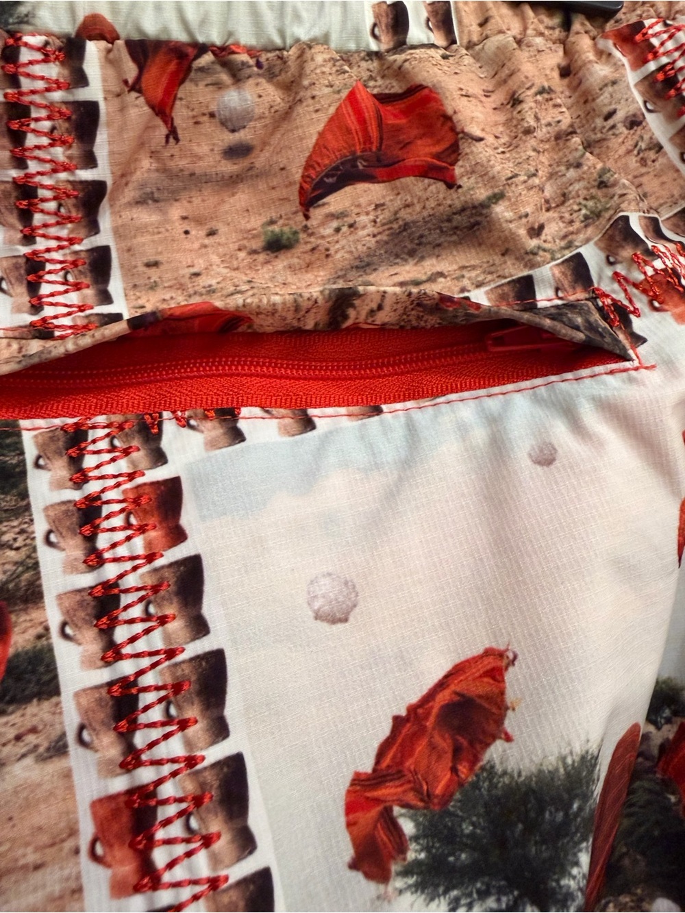 Daily Paper Multicolor Rashid Print Pants - Picture 7 of 8